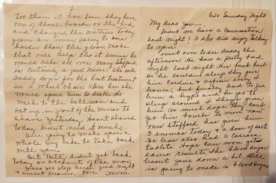 1947 Letter Mother To Son Re: Southern Conference Basketball Tournment(Transcribed)