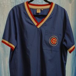 Chicago Cubs Size XXL Vintage Jack Nadel International V-NECK "PULLOVER W/POCKET LOGO" (NW/OT) EXTREMELY RARE!👀🤯Please Read Description.