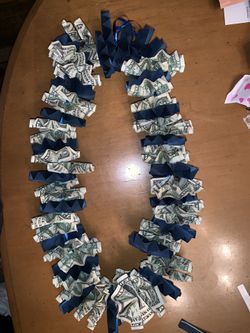 Graduation money lei
