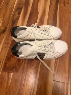 Fendi White Leather Low-Top Sneakers