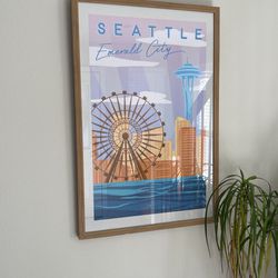 Seattle Print Wall Art