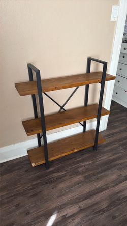 Wood shelves