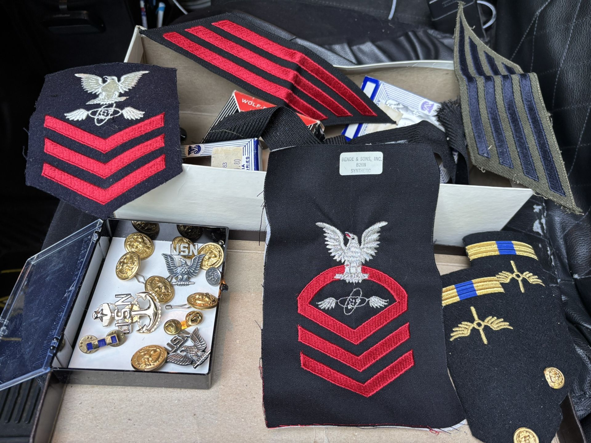 Vintage US Navy Insignia and Memorabilia