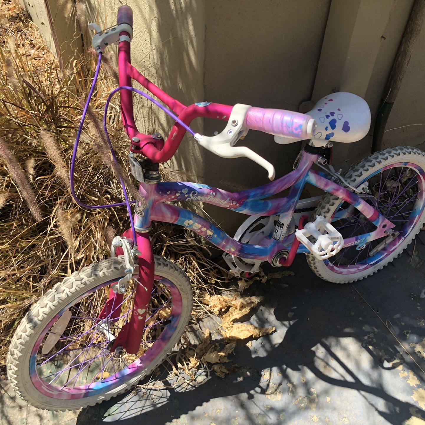 barbie bike dynacraft 18 sweetheart bike