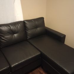 Black 2-piece Sectional 