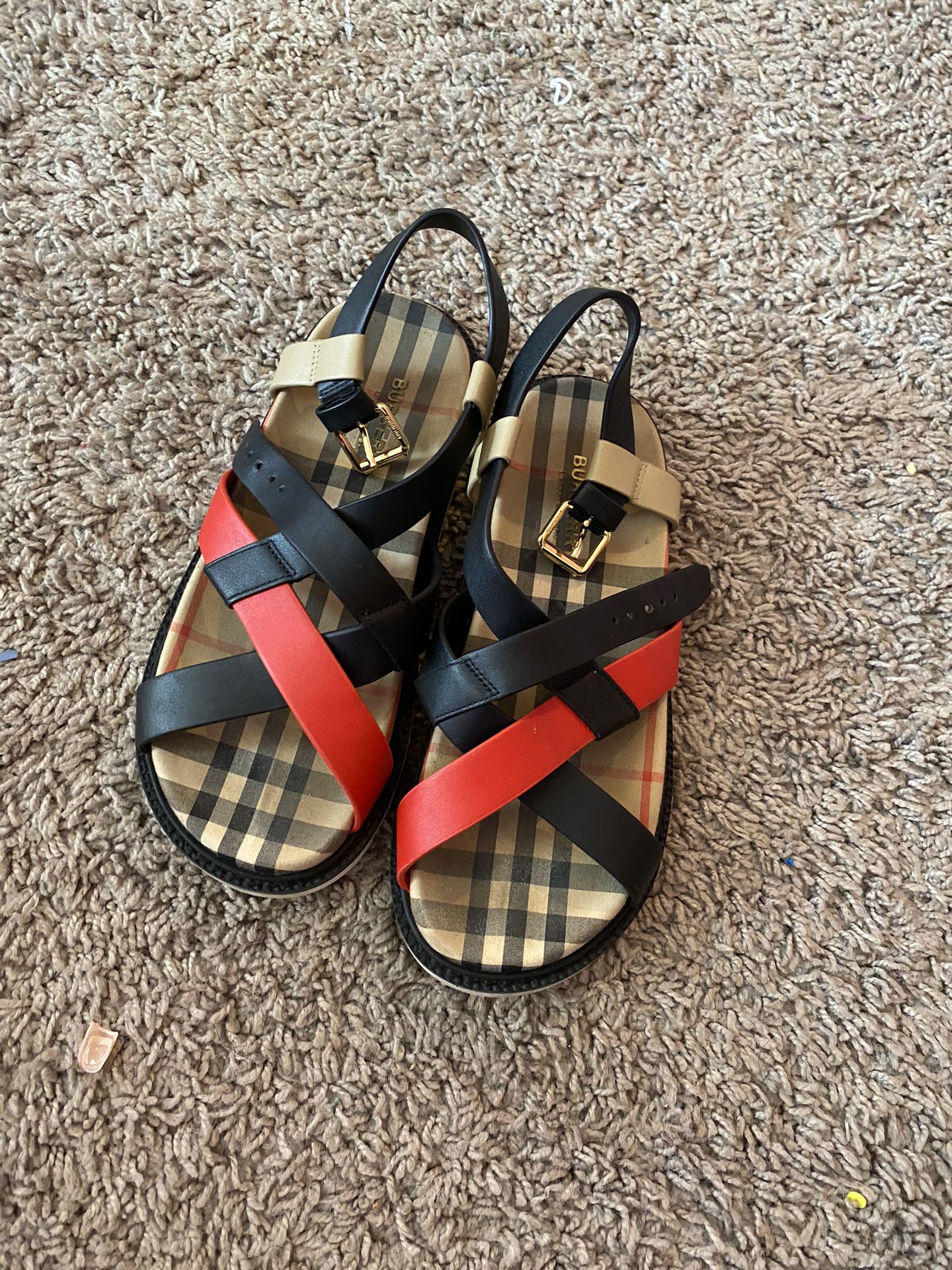 Girl Burberry Sandals