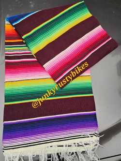 New 5x7 Serape Sarape Zarape Mexican Blanket