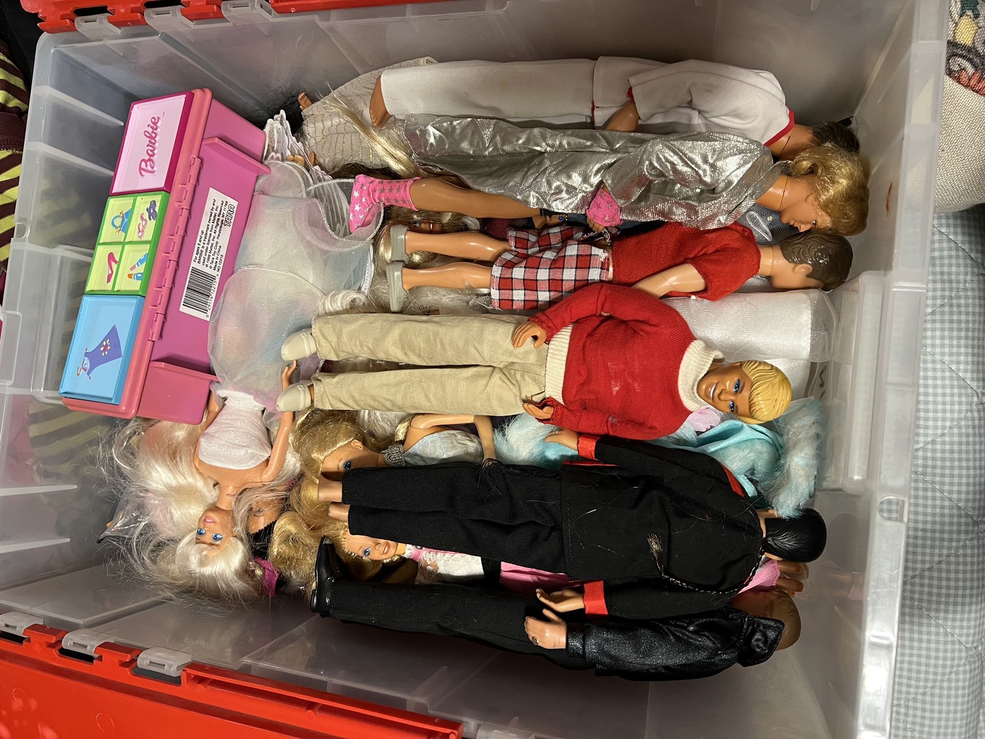 HUGE Rare Vintage Barbies Lot with Clothes & Accessories