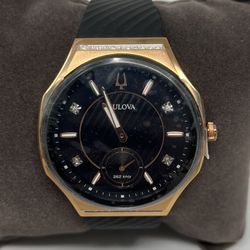 Bulova Women's CURV Rose Gold Diamond Watch