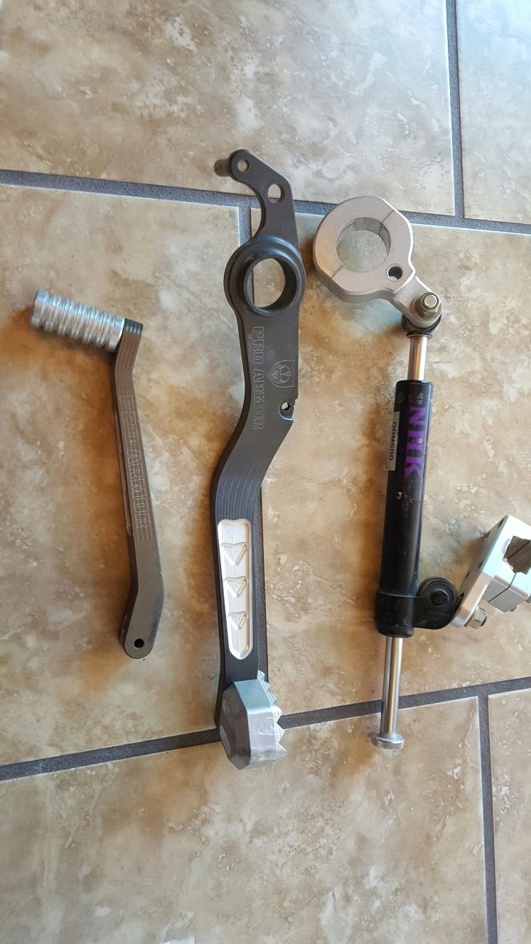 Pro Armor shift lever & brake pedal & steering stabilizer Yamaha Raptor 700