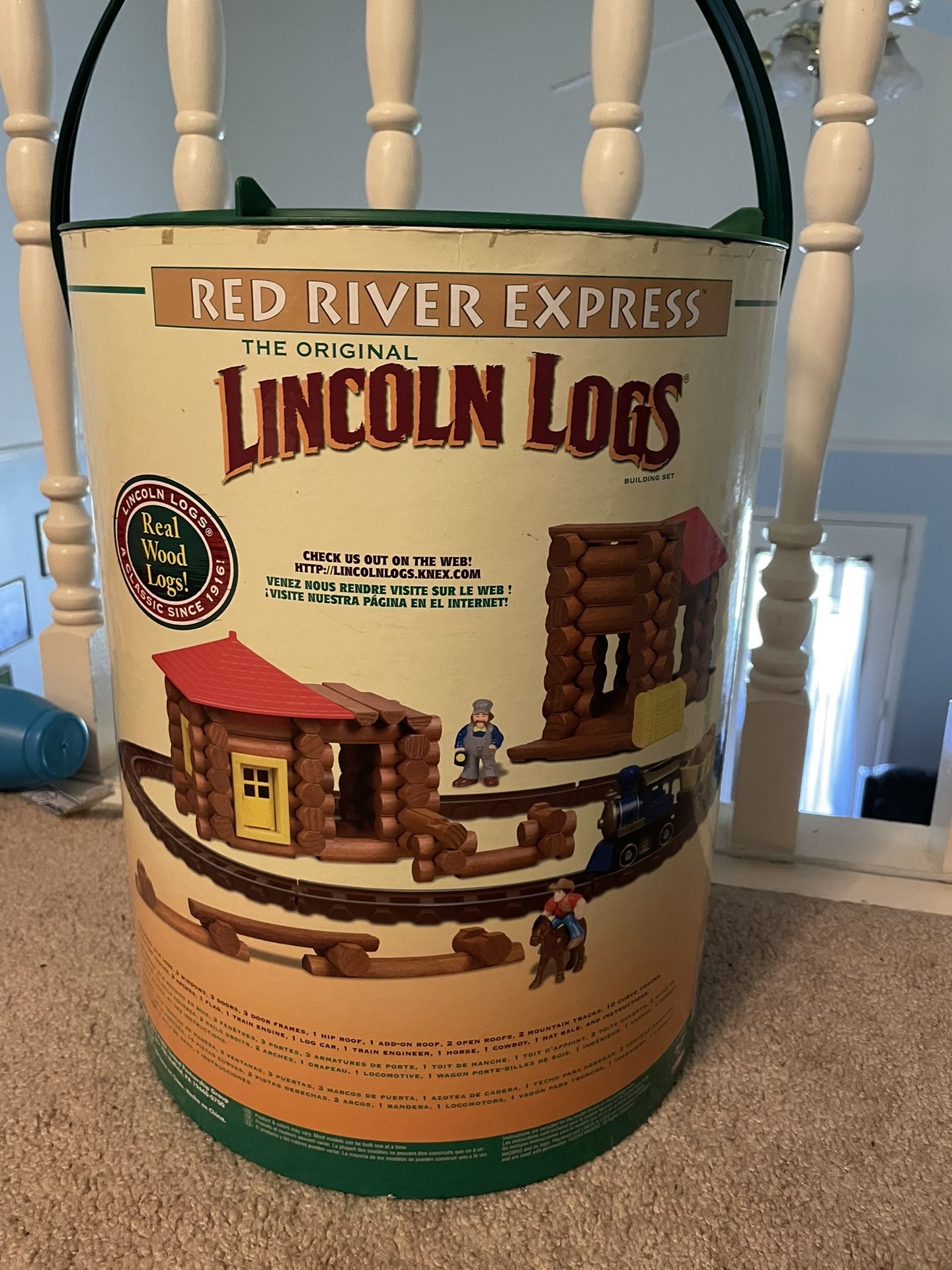 Red River Express 250 Piece Lincoln Logs 