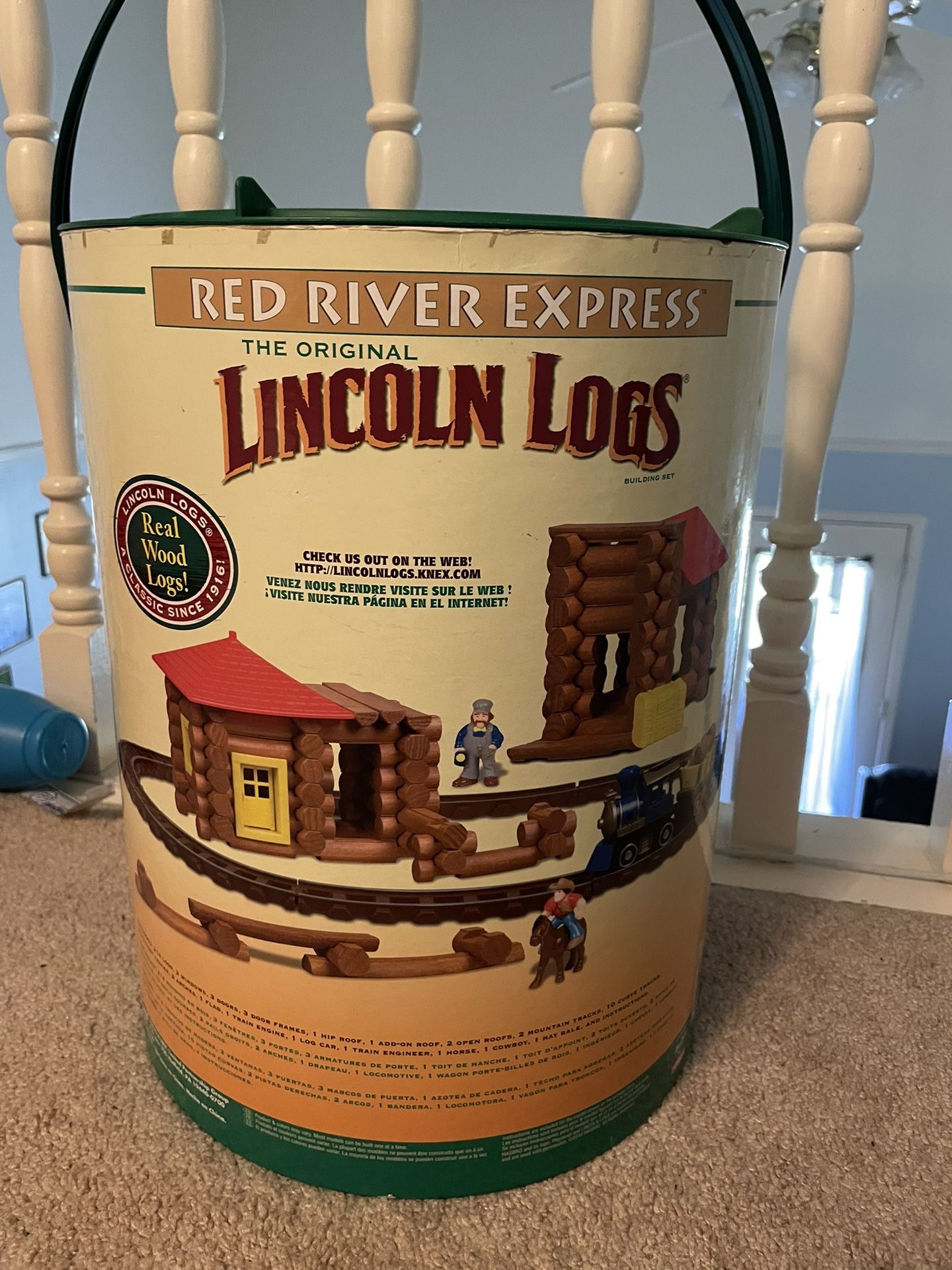 Red River Express 250 Piece Lincoln Logs