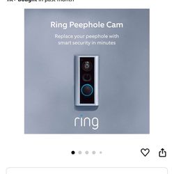 Peephole Ring Camera 