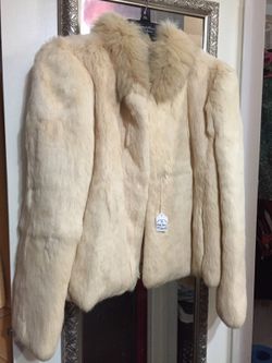 Genuine rabbit fur jacket-Reduced!!