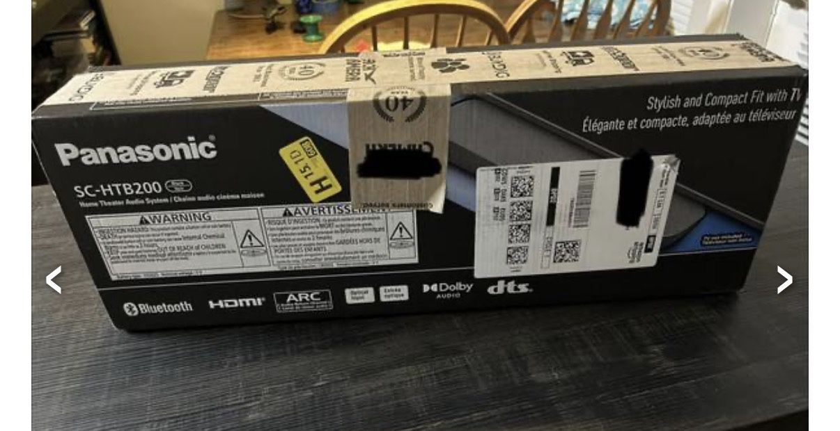 Panasonic Sound Bar - New Never Opened 