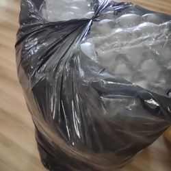 Bag Of Bubble Wrap And Air Pillows 
