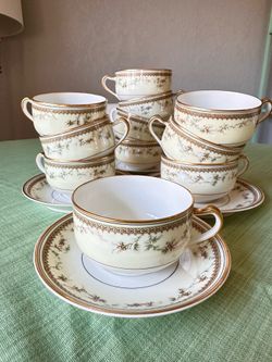 Antique Haviland Limoges "Yale" Brunch Set STUNNING 41-Pc - Service for 10+ ✨