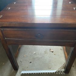 Wooden Coffee Table And End Table 