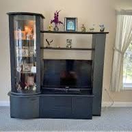 Tv Curio Cabinet Great Conditions Can Deliver If Not Far Only Today 