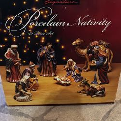 Kirkland Porcelain Nativity 