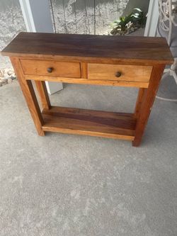 Two drawer rustic cabinet /stand/ sofa table