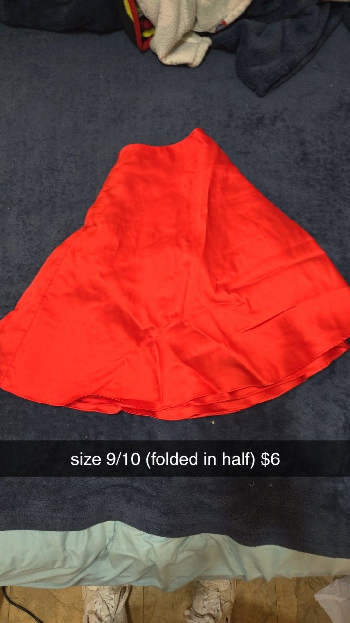 red skirt