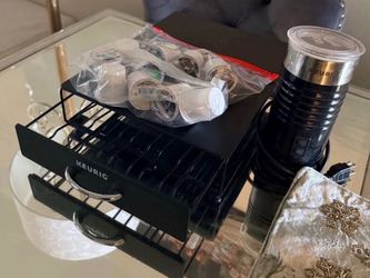 Keurig Bundle! Frother and Large Tray + FREE coffee
