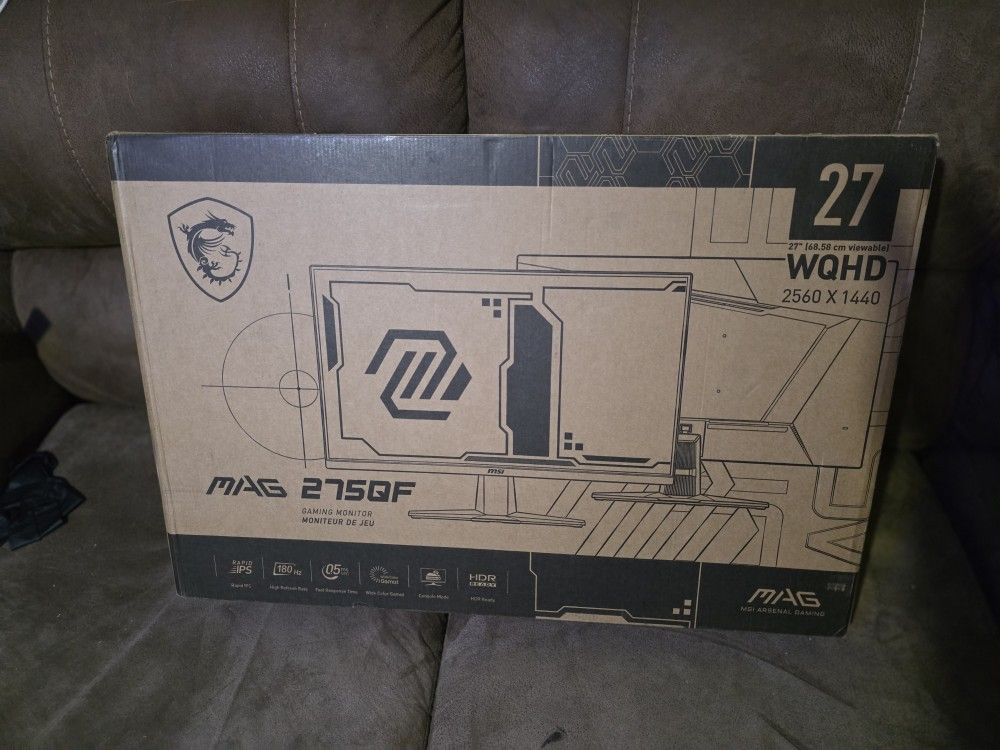 Awesome MSI 275QF WQHD 27IN 