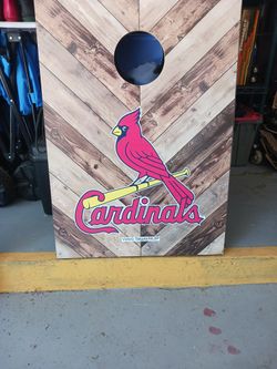 STL CARDINALS CORNHOLE BOARDS