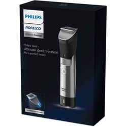 Norelco Philips Series 9000, Ultimate Precision Beard and Hair Trimmer with Beard Sense Technology For An Even Trim, BT9810/40