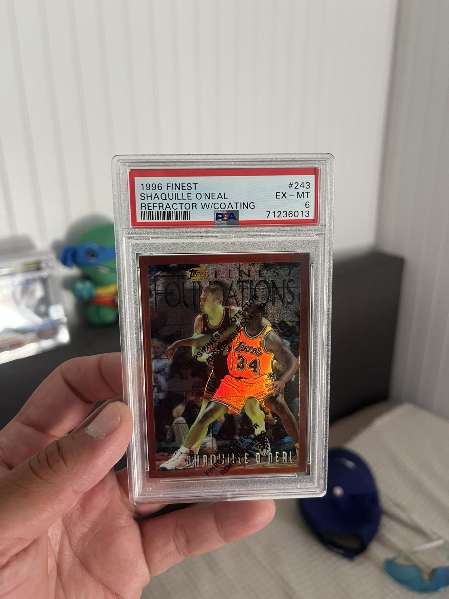 1996 Finest Shaquille O’Neal Refractor With Coating