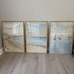 Wall Decor 3 Paintings 