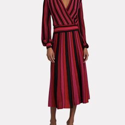 New Ronny Kobo Yuma Pleated Knit Midi Skirt. Size XS.$298