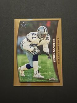 1998 Topps Chrome Deion Sanders Refractor (#5)
