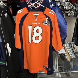 Denver Broncos Manning Super Bowl Jersey XL