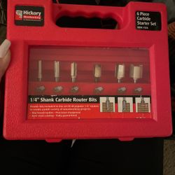 Hickory woodworking set
