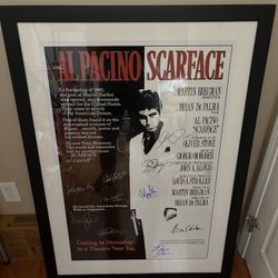 Scarface Framed Movie Poster 27 X 40 Inches