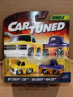 Car Tuned Series 9 Double Pack '87 Chevy C10 & '90 Chevy 454 SS