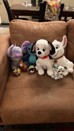 Various Disney plush toys