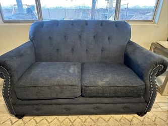 Navy Blue Couch And Loveseat