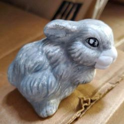 Bunny Rabbit Figurine Ceramic 