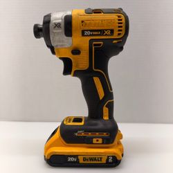 DEWALT DCF887 20V MAX XR 1/4 IMPACT DRIVER DCB203 2AH BATTERY (CMP130463)