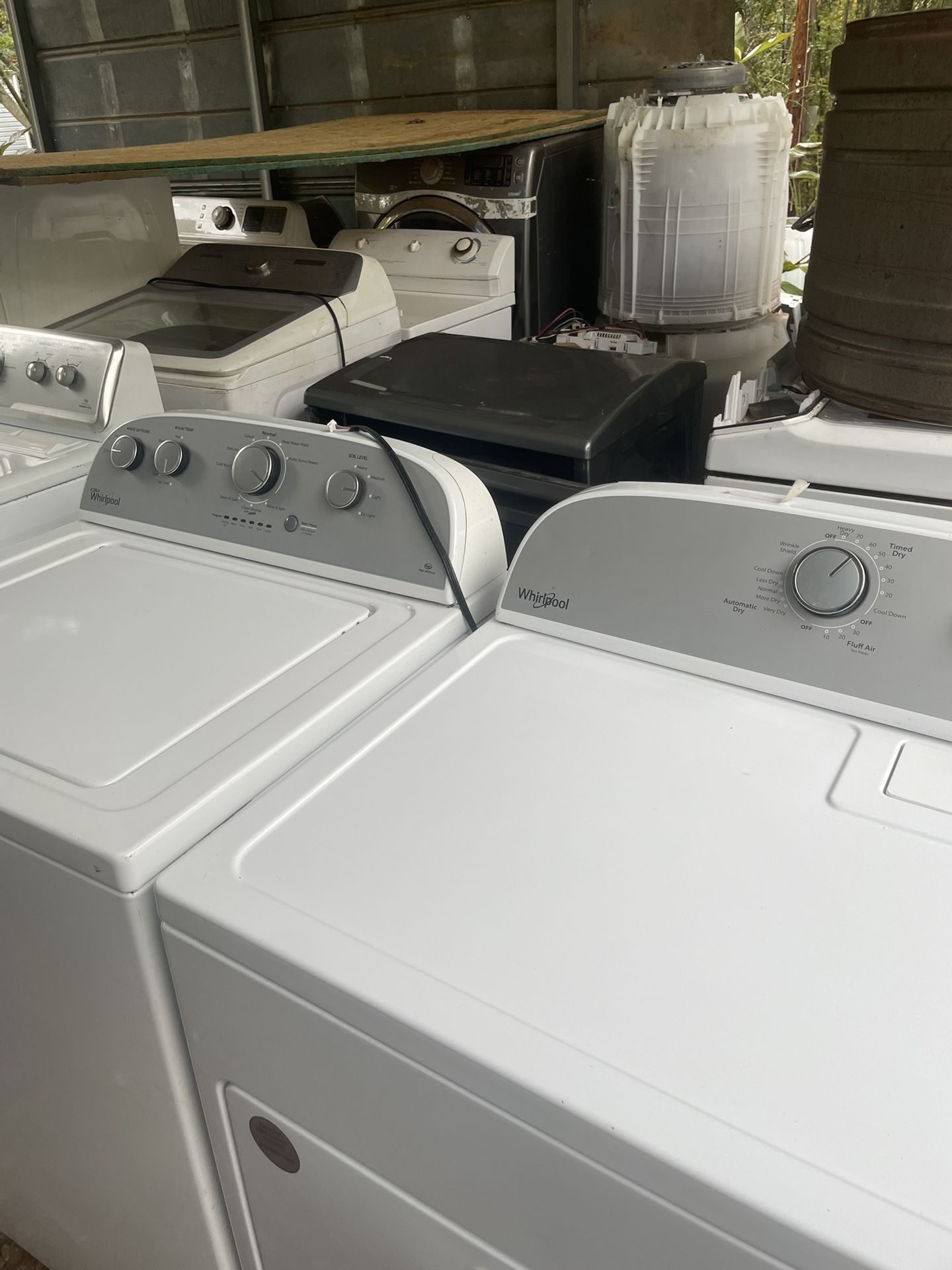 Whirlpool Washer And Dryer.