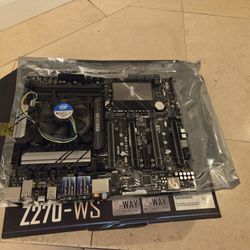 Asus Z270-WS and Intel I7-7700