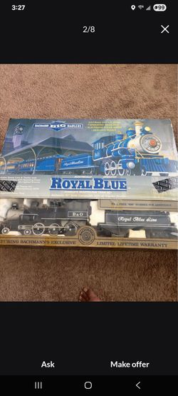 Bachmann Big Haulers "G" Scale Royal Blue Train Set