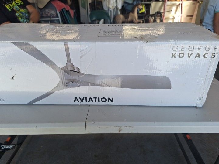 Minka-Aire Aviation 60" 3 Blade Indoor Ceiling Fan 