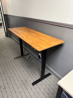 Dual-Motor Electric Sit/Stand Desk - 63” x24 “ top
