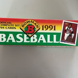 1991 Bowman Complete set 704 Cards