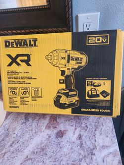 Impact 1/2 Dewalt new with firm price battery and charger