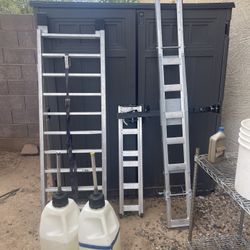 Dirt Bike Hitch And Ramp And Cans 